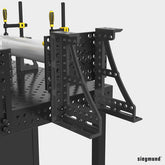 2 - 220136.N: 600mm GK Right Stop and Clamping Square (Nitrided) - 22mm Welding Table Accessories by Siegmund - The Flattest, Most Reliable Welding Tables & Fixturing Accessories in the World